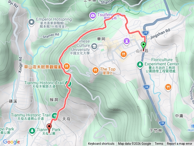 天母水管路步道預覽圖