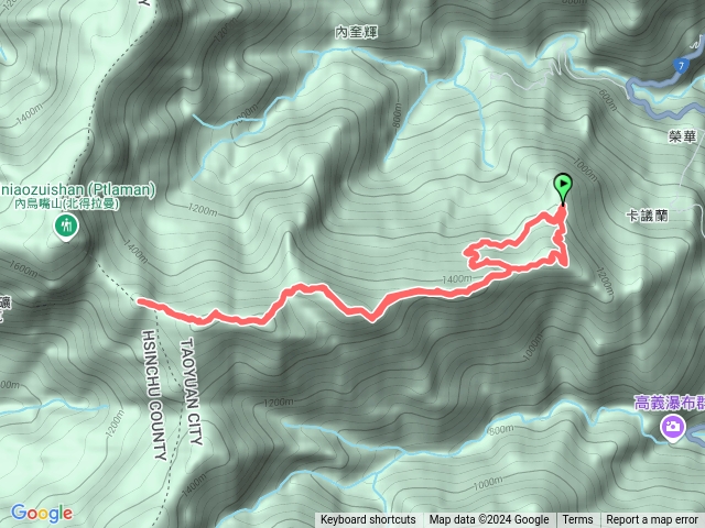 復興防列區山內鳥嘴山東稜