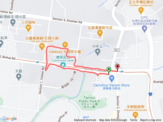 行政中心到濱海義山