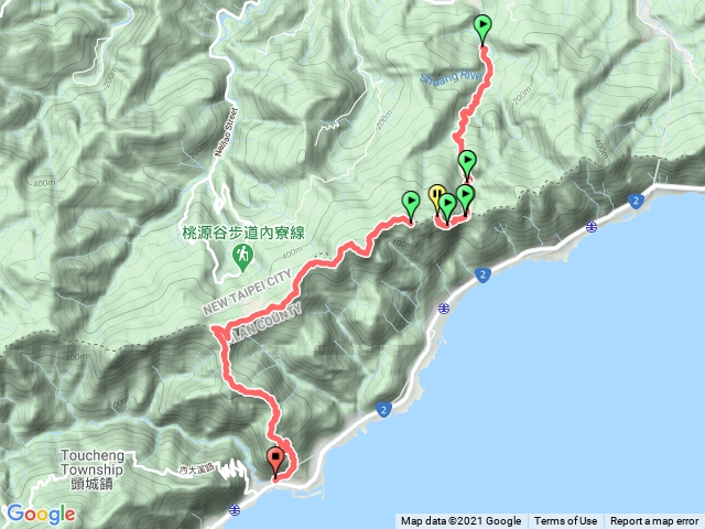 草嶺古道-大溪海濱公園