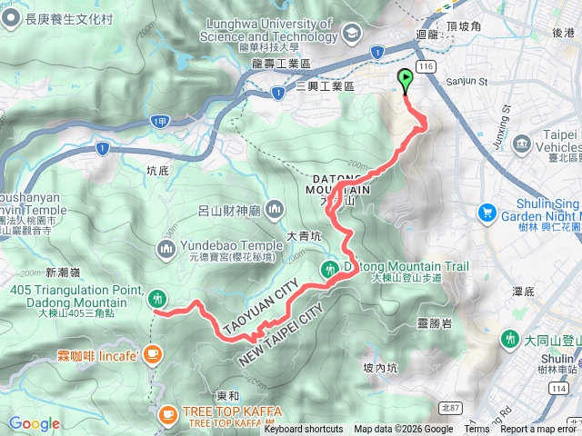 1150405多福步道上大棟山順撿三角埔頂山
