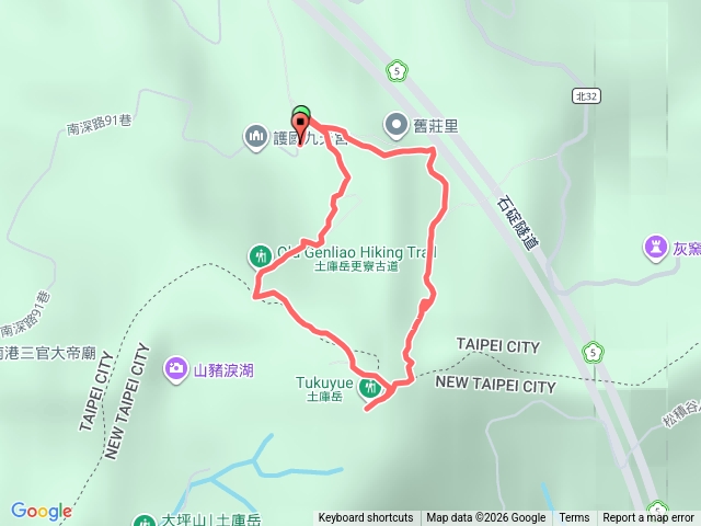 更寮古道南深路91巷底登山口預覽圖