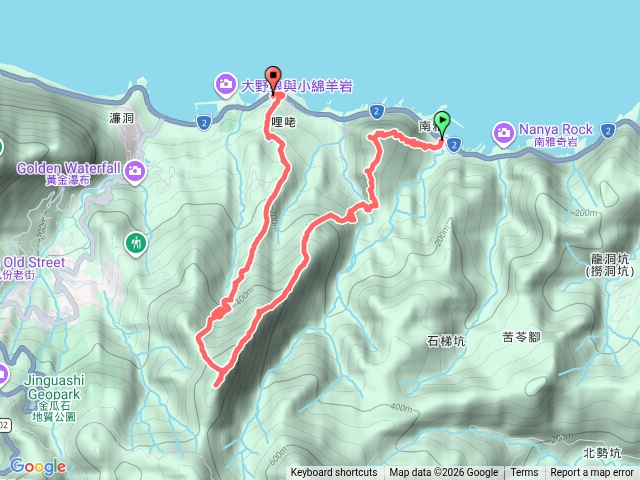 新北瑞芳 南子吝山-劍龍鋸齒稜-黃金台-俯憨稜-黃金池預覽圖