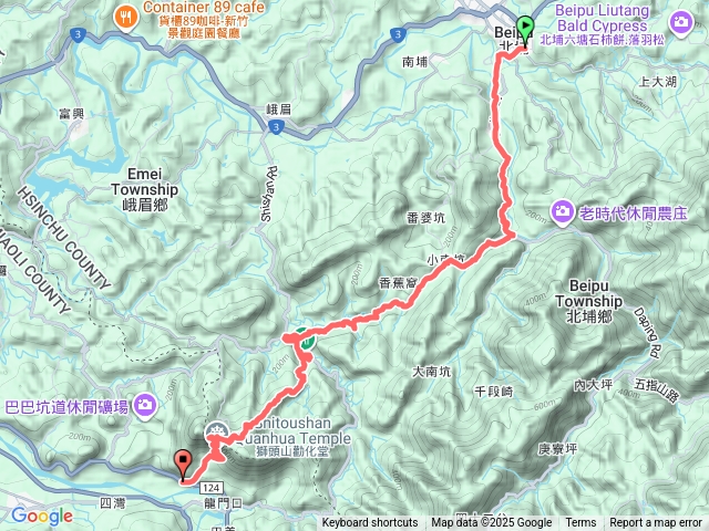 樟之細路 RSA26-29 北埔到獅頭山牌樓