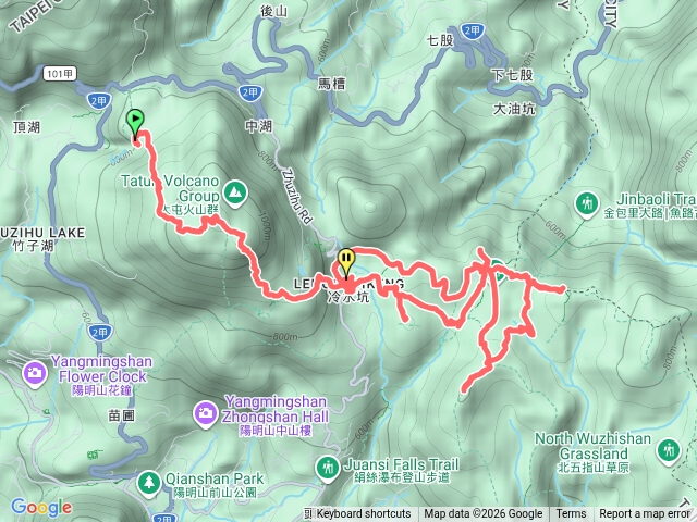 小油坑、七星山、擊天崗