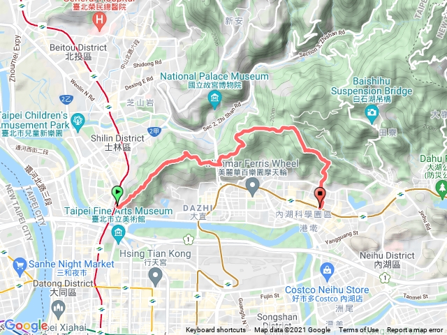 劍潭山 文間山 金面山