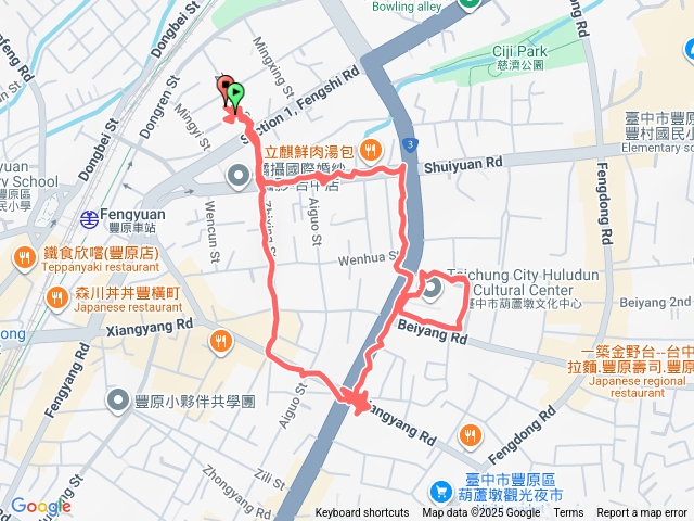 114/9/17-豐原（7）葫蘆墩文化中心-水源路/圓環東路/向陽路/直興街O繞