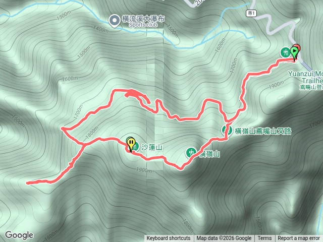 橫嶺山、沙蓮山、笛吹山預覽圖