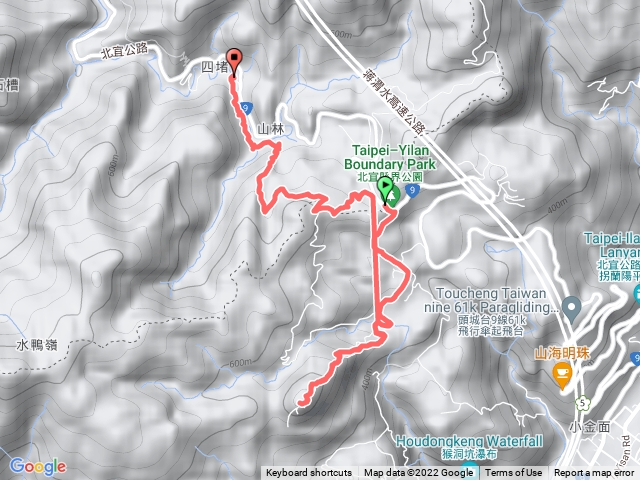 2022-08-26 四堵古道連走─石牌縣界公園→跑馬古道→圓通寺→鵲子山→四堵古道→溪畔古道→四堵溪休息區→關聖宮