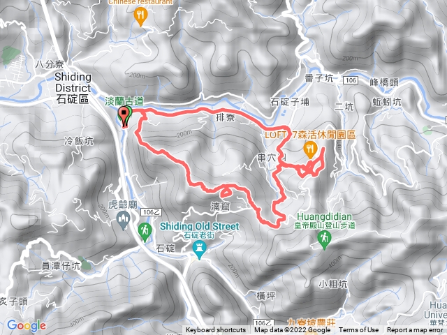 外石嵌山連走中央坑山出孔子廟