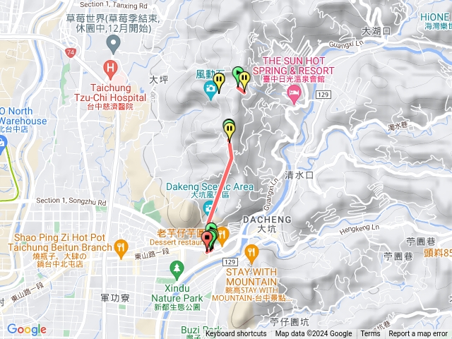 大坑10號觀音亭風動石光西巷9號停場