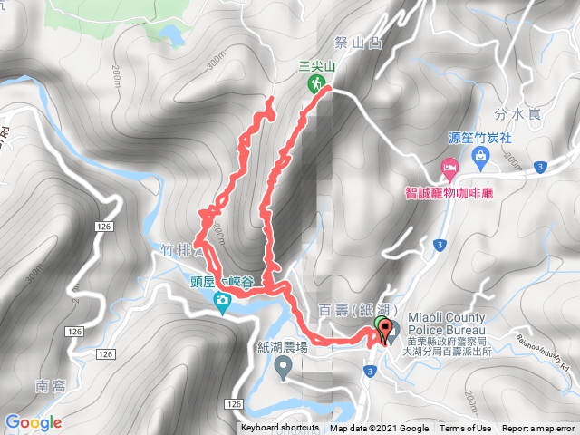 登三尖山並健行紙湖古道南段