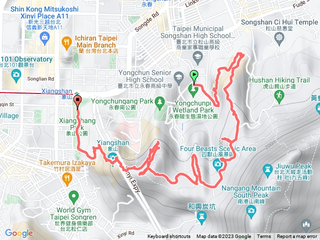 四獸山象山連走步道