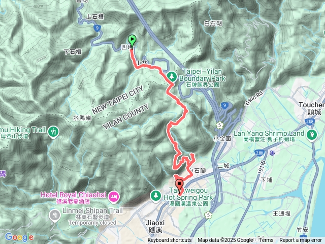 2025-07-12 四堵溪畔古道連走跑馬古道─四堵溪畔古道→溪畔水潭→縣界金面大觀→跑馬古道→迴音谷瀑布→猴洞坑瀑布→十一股溪步道