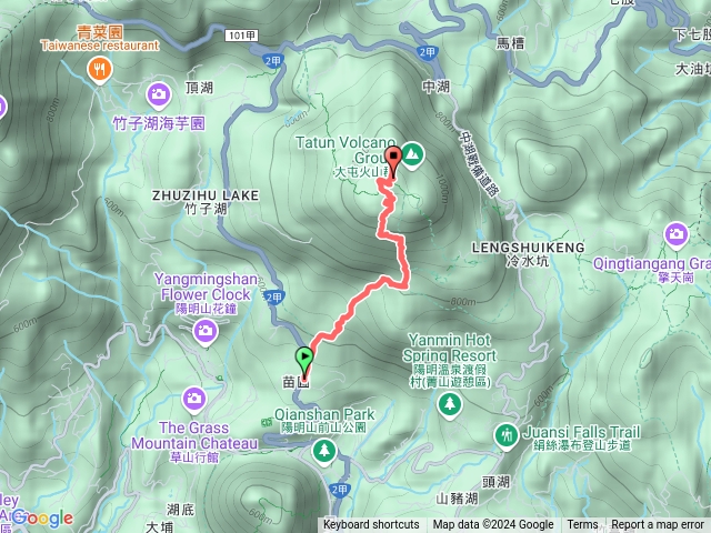 凱達格蘭山／恐龍吻石／七星山／七星山北峰20240915