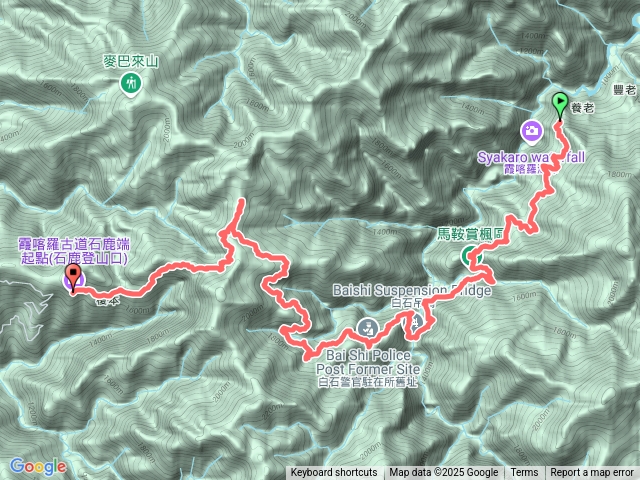 霞客羅古道養老到石鹿