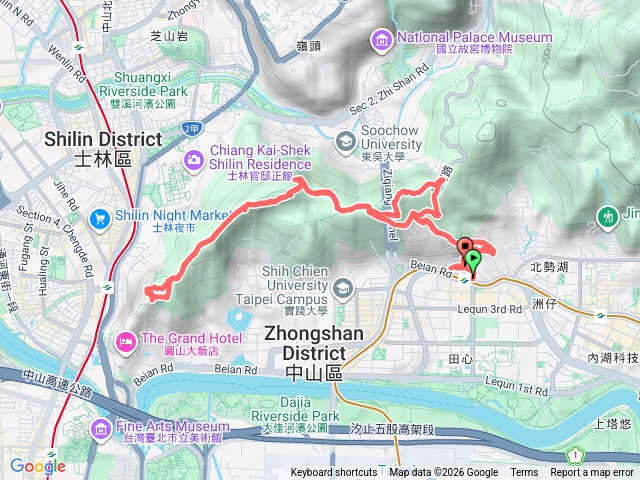 劍劍來回走（劍南路～劍潭山）預覽圖