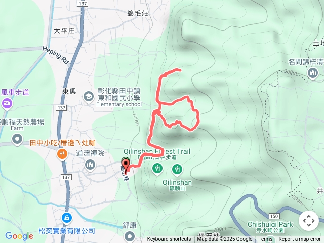 贊天宮-1.2K上-竹風平台-哭坡-王爺坑（攔沙壩）-1.6K上-小劍平台（泡茶）1.6K登出