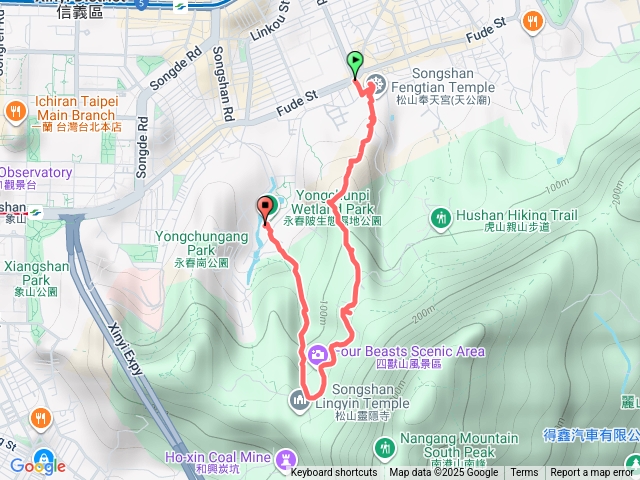 虎山親山步道、豹山溪步道