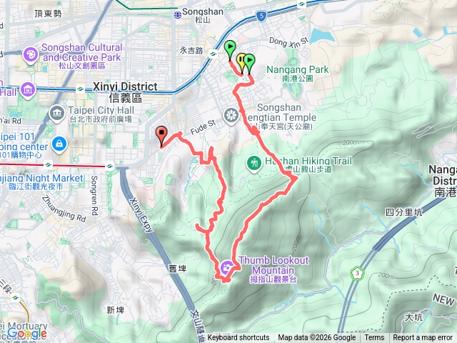 九五峰+拇指山+四獸山
