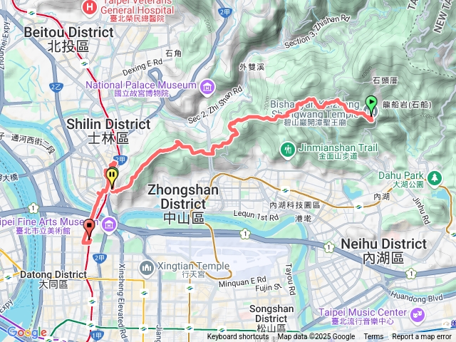 第五段-內湖捷運站圓山捷運站