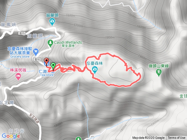 忘憂森林，嶺頭山O型走