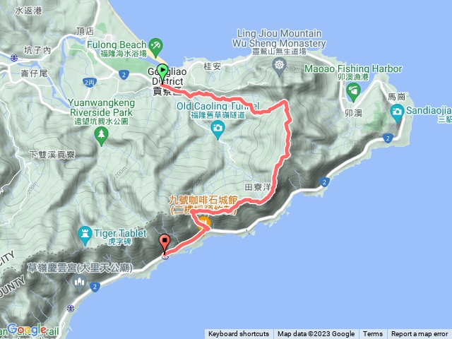 雪山尾稜北段