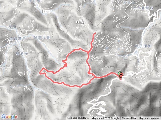 獅仔頭山縱走大丘田山、鹿母潭山