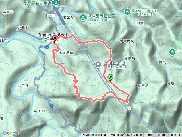 坪林三星-鬼子瀨尖山、源茂山和尚髻山預覽圖