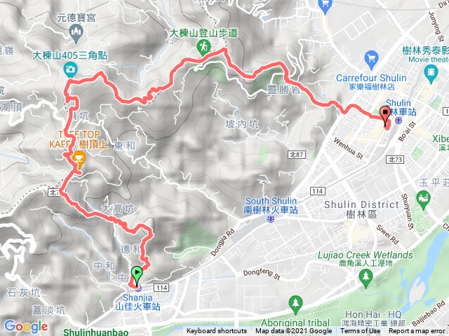 山佳牛埔山大棟山大同山樹林