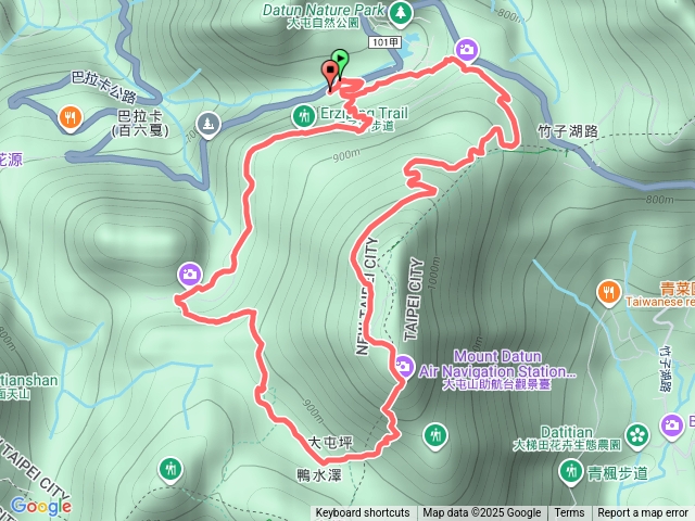 二子坪上大屯山