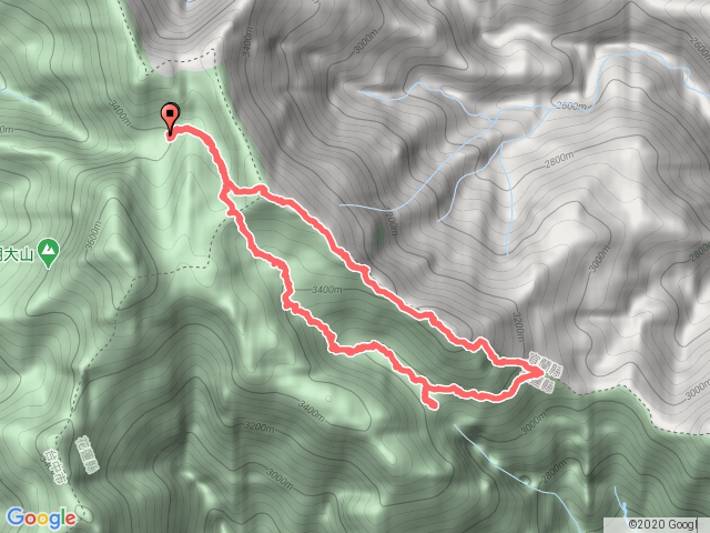 南湖大山D3_東峰陶塞峰東南峰溪谷回