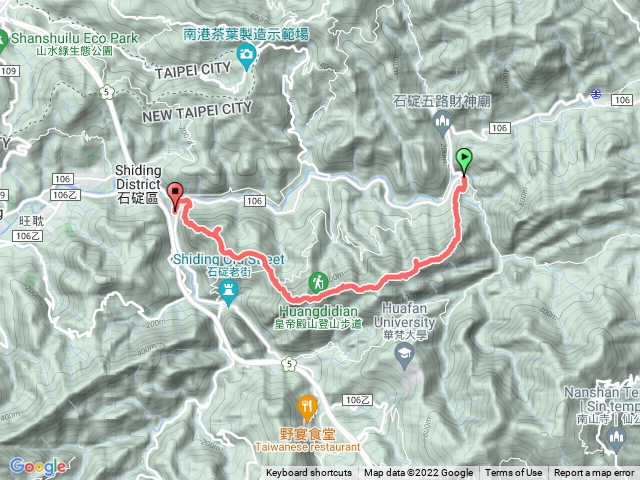 皇帝殿全稜（藤寮坑山～外石坎山）藤寮坑山＞永定坑山＞鳥嘴尖＞石霸尖＞小霸尖＞皇帝殿東峰＞天王峰＞皇帝殿西峰＞串空湖山＞湳窟山＞法濟寺後山＞外石坎山