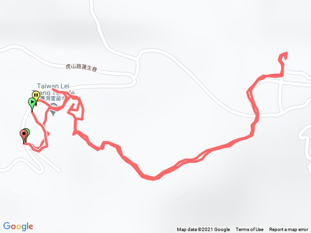 雷藏寺-大虎山三角點