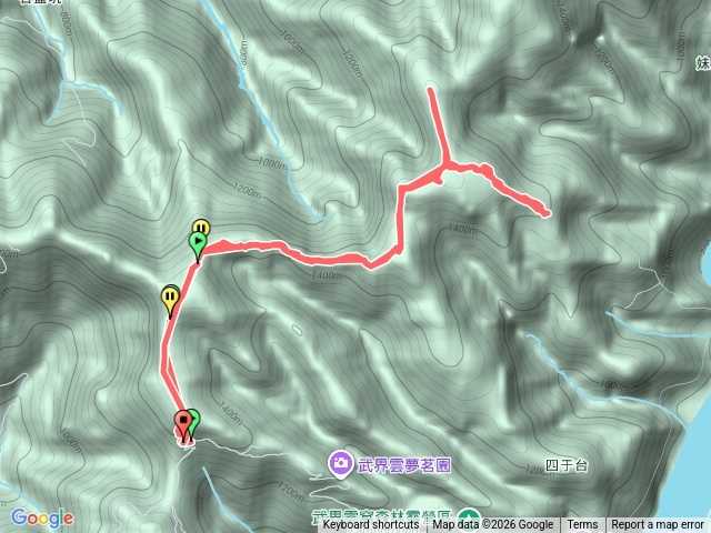 阿魯密趴趴造武界山武界越山來回預覽圖