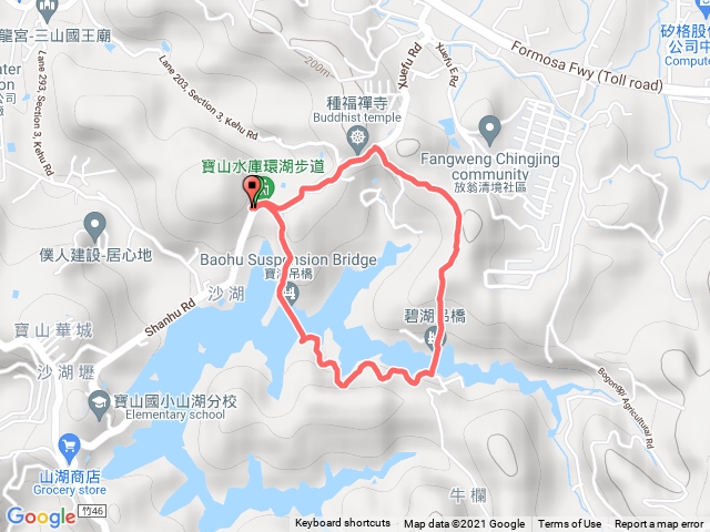 寶山水庫吊橋步道