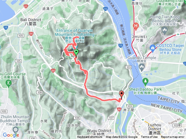 硬漢嶺第四次從凌雲寺開始