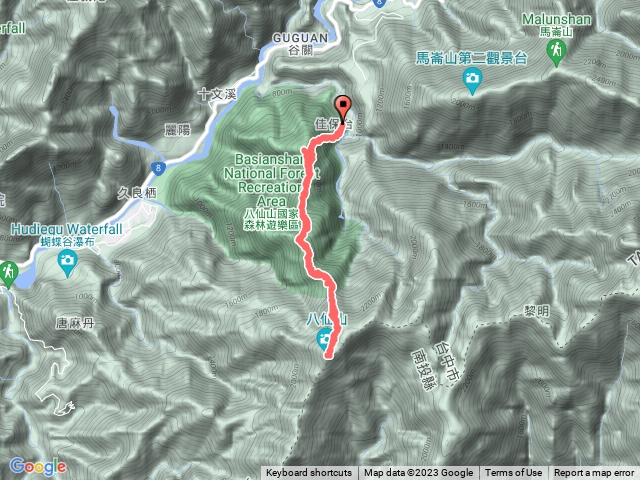 八仙山和佳保台山