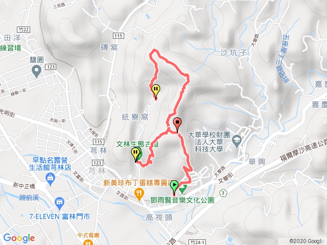 高梘頭山 紙寮窩 鄧雨賢公園(文林古道)