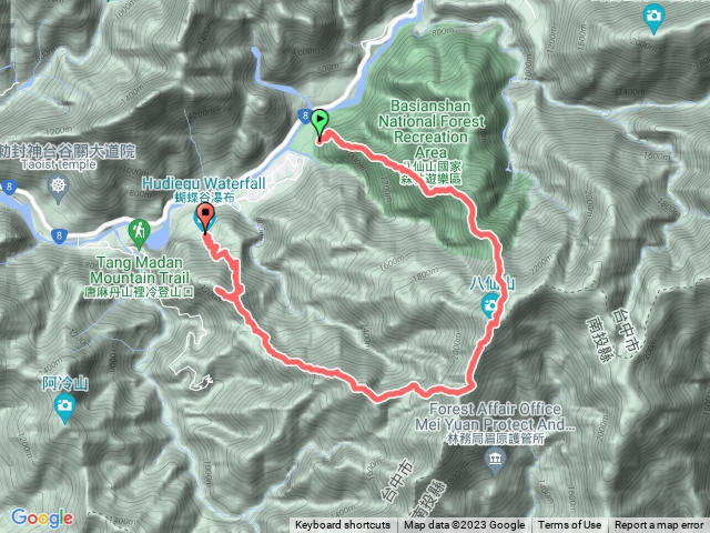 八唐縱走(松鶴線)