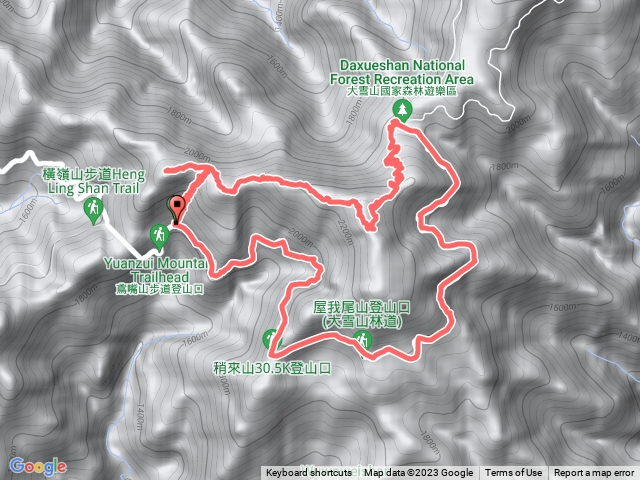 鳶嘴山稍來山