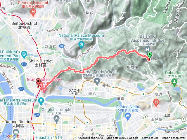 陽明山大縱走第五段（反）