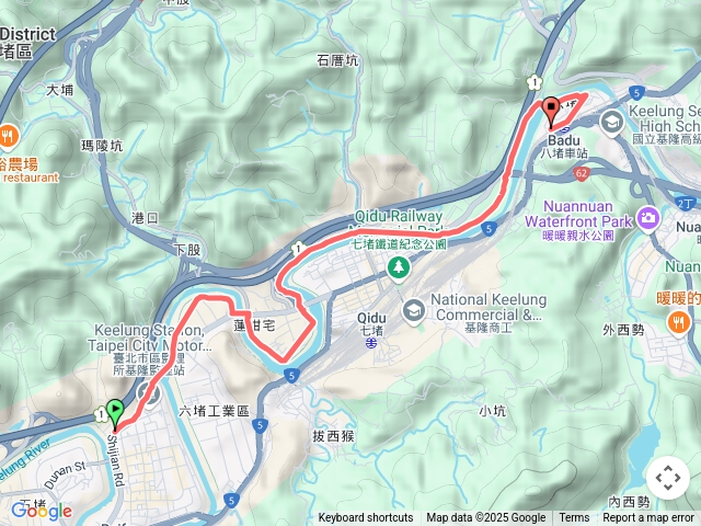 汐止國泰---八堵車站
