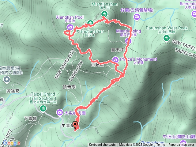 面天山、向天山步道O型預覽圖