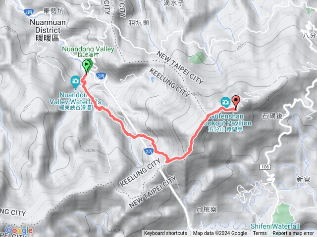 暖東峽谷-暖東舊道-五分山