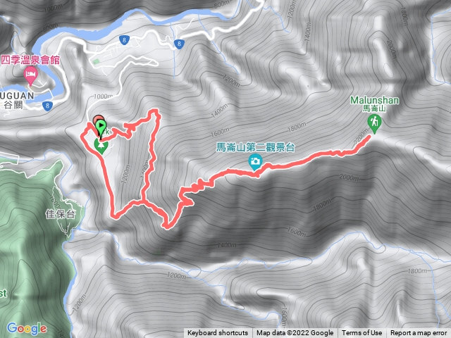 谷關七雄老二馬崙山