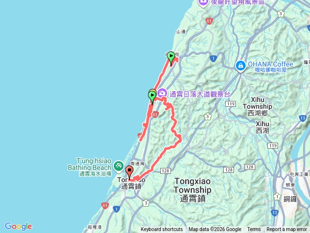 202601022白虎縱走 (白沙屯山-塗崁頂山-北勢窩山-通霄虎頭山)預覽圖