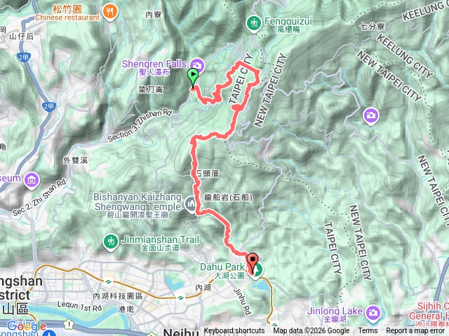 臺北大縱走第四段預覽圖