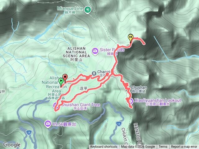 祝山觀日步道小笠原山預覽圖