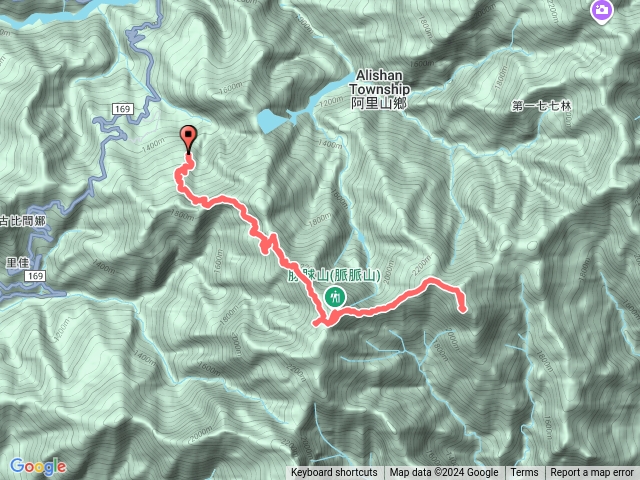 脈脈山、雞子山 縱走預覽圖